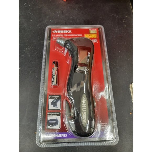 Husky - XD-224 - 5-in-1 Digital Tire Pressure Gauge. New unopen - Picture 1 of 2